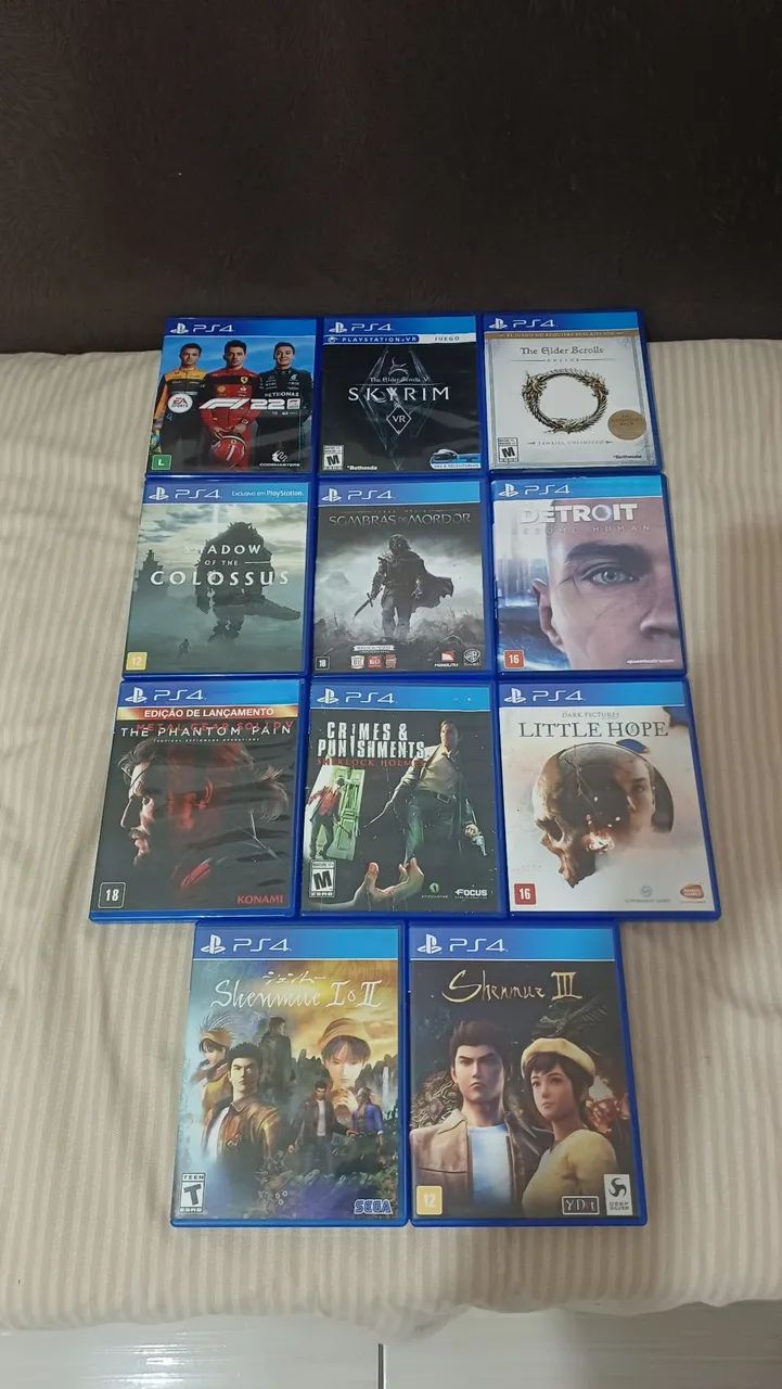 JOGOS & CONTROLES PS4