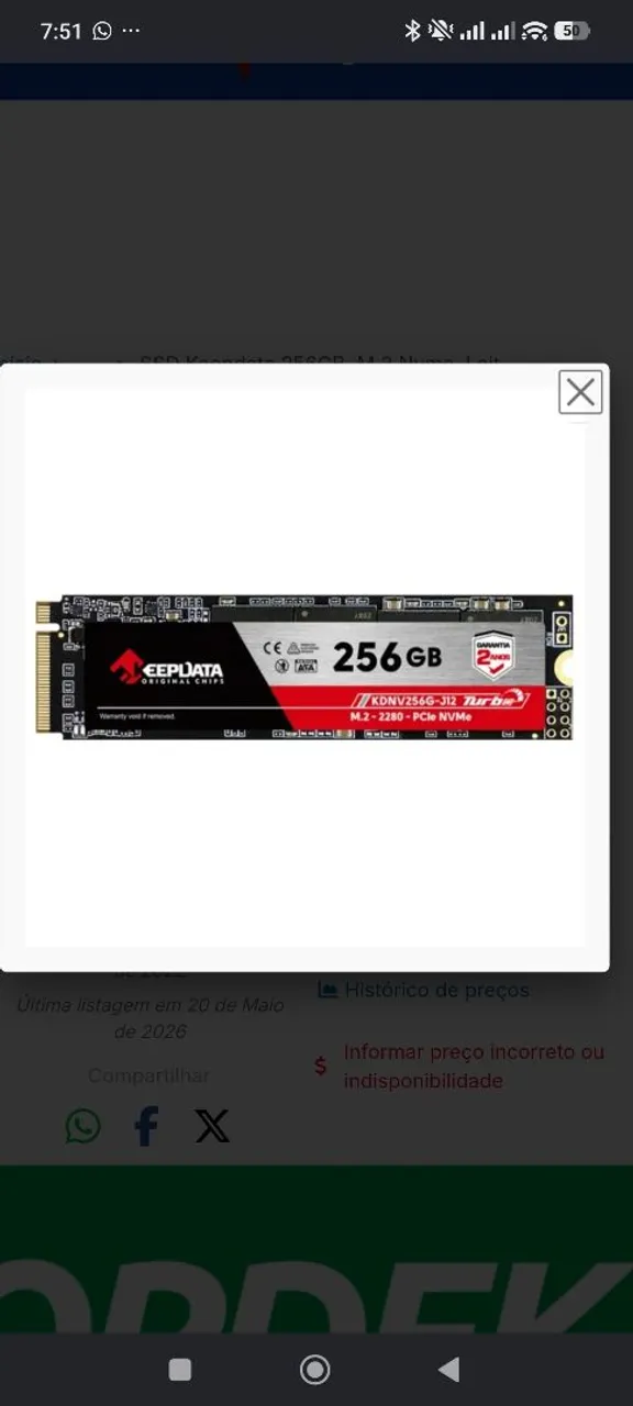 ssd 512Gb Adata - Armazenamento - Venda Nova do Imigrante