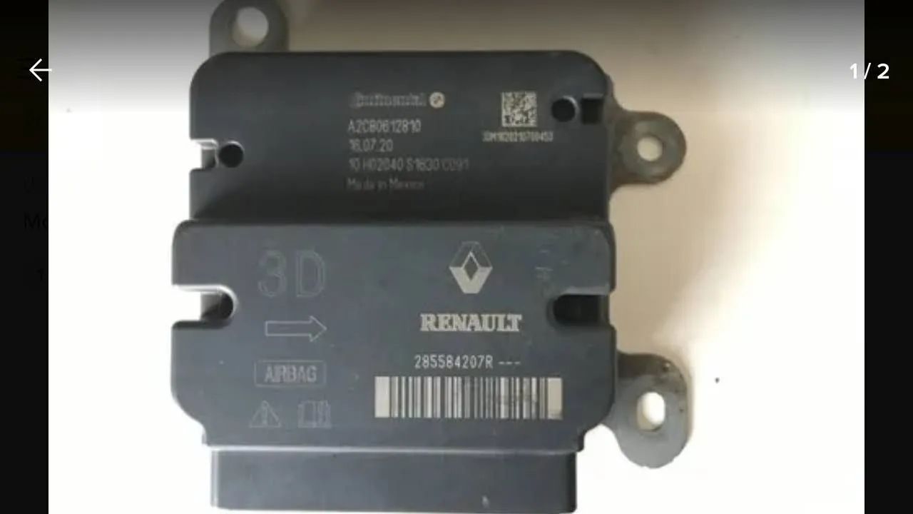 Bolsa airbag e módulo Renault Sandero, Logan 2016 - Foto 3
