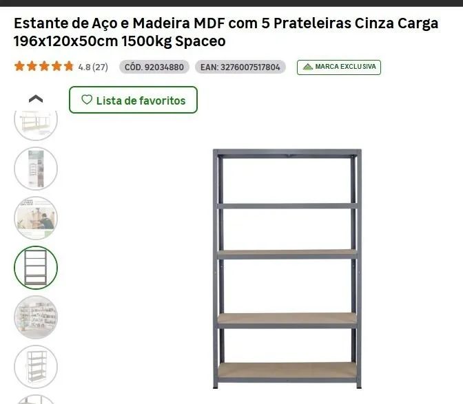 Estantes de aço  - Foto 2