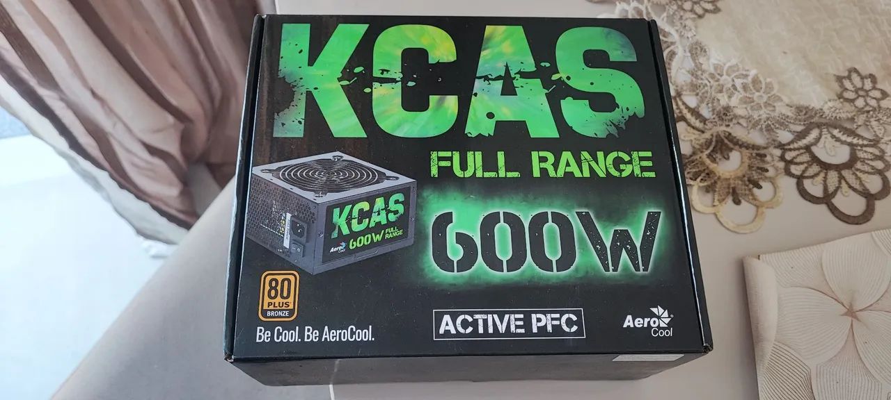 Fonte Aerocool KCAS 600W