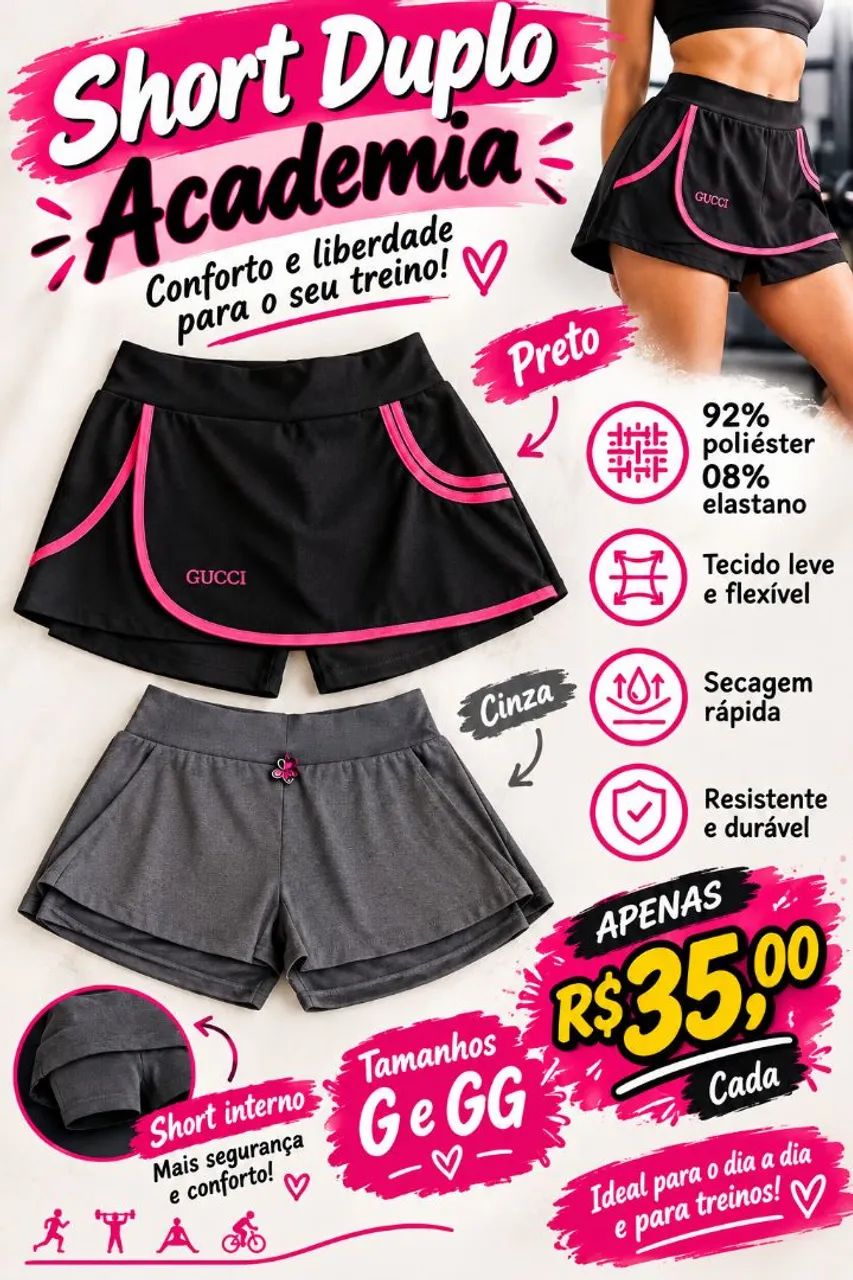 Bermuda de academia 