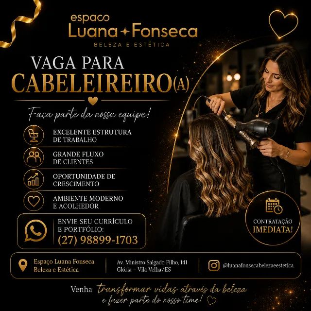 Vaga CABELEIREIRO(a)