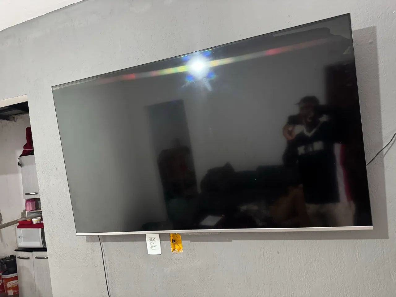 Tv 65 polegadas quebrada para retirada de peças  - Foto 2
