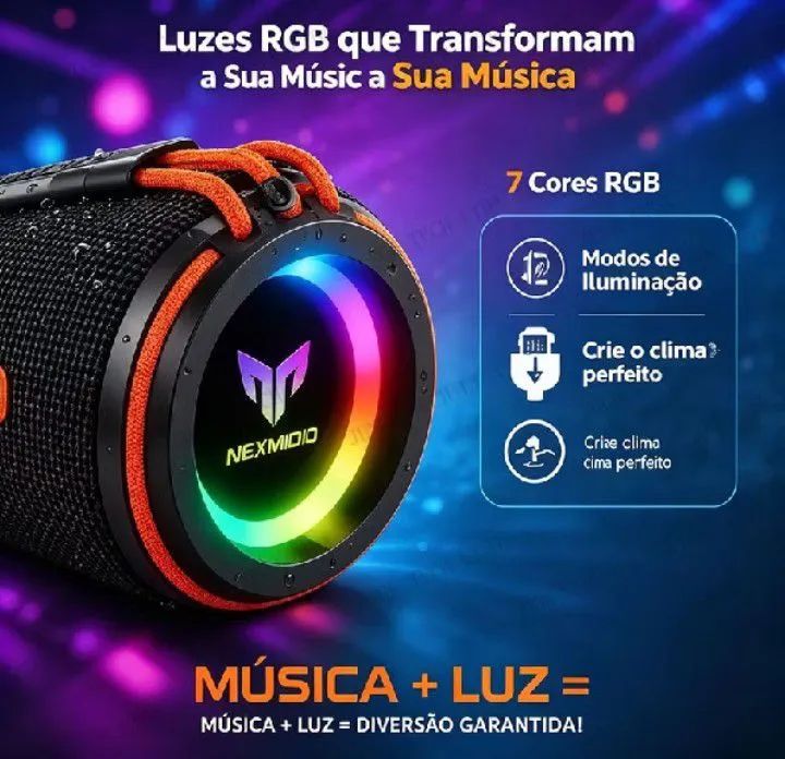 CAIXA DE SOM NEXMIDIO - Foto 4