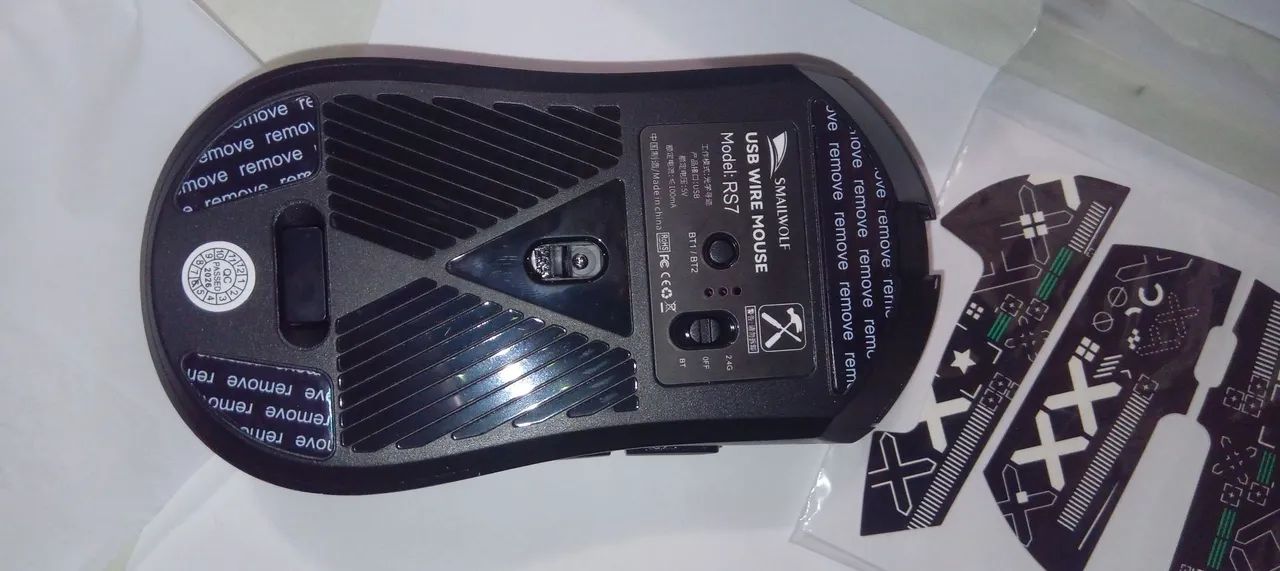 Mouse Gamer Sem Fio SMAILWOLF RS7 - Foto 4