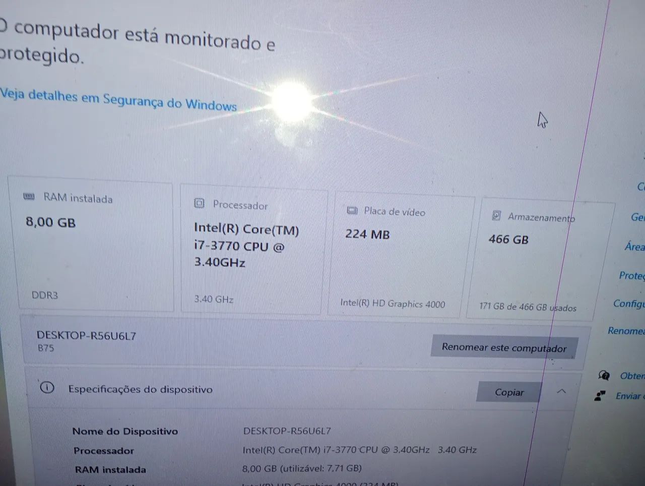 CPU Intel core i7 3770 - Foto 4