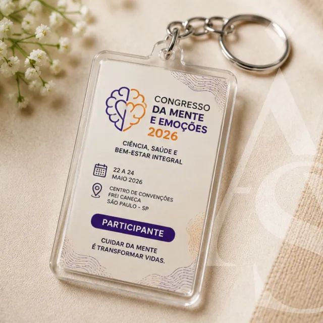 CHAVEIRO ACRÍLICO PERSONALIZADO - Foto 5