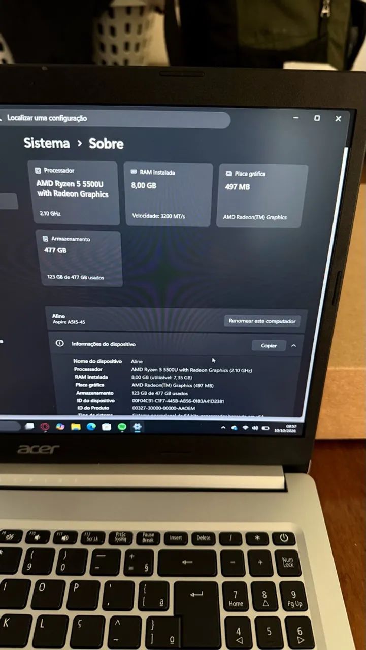 Notebook Acer Aspire 515-45 - Foto 5