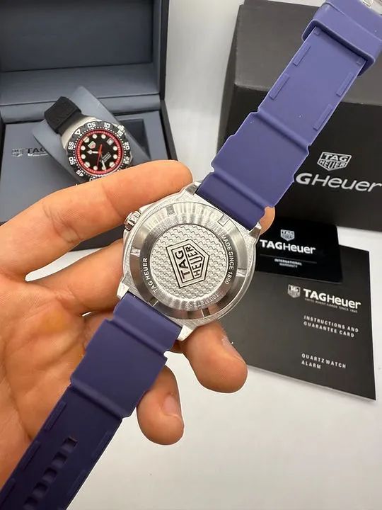 Relógio TAG HEUER F1 SOLARGRAPH PULSEIRA AZUL - Foto 4
