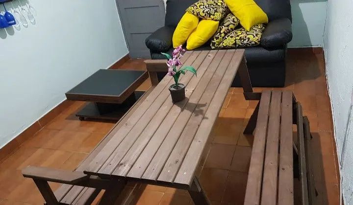 Banco que vira mesa  - Foto 3