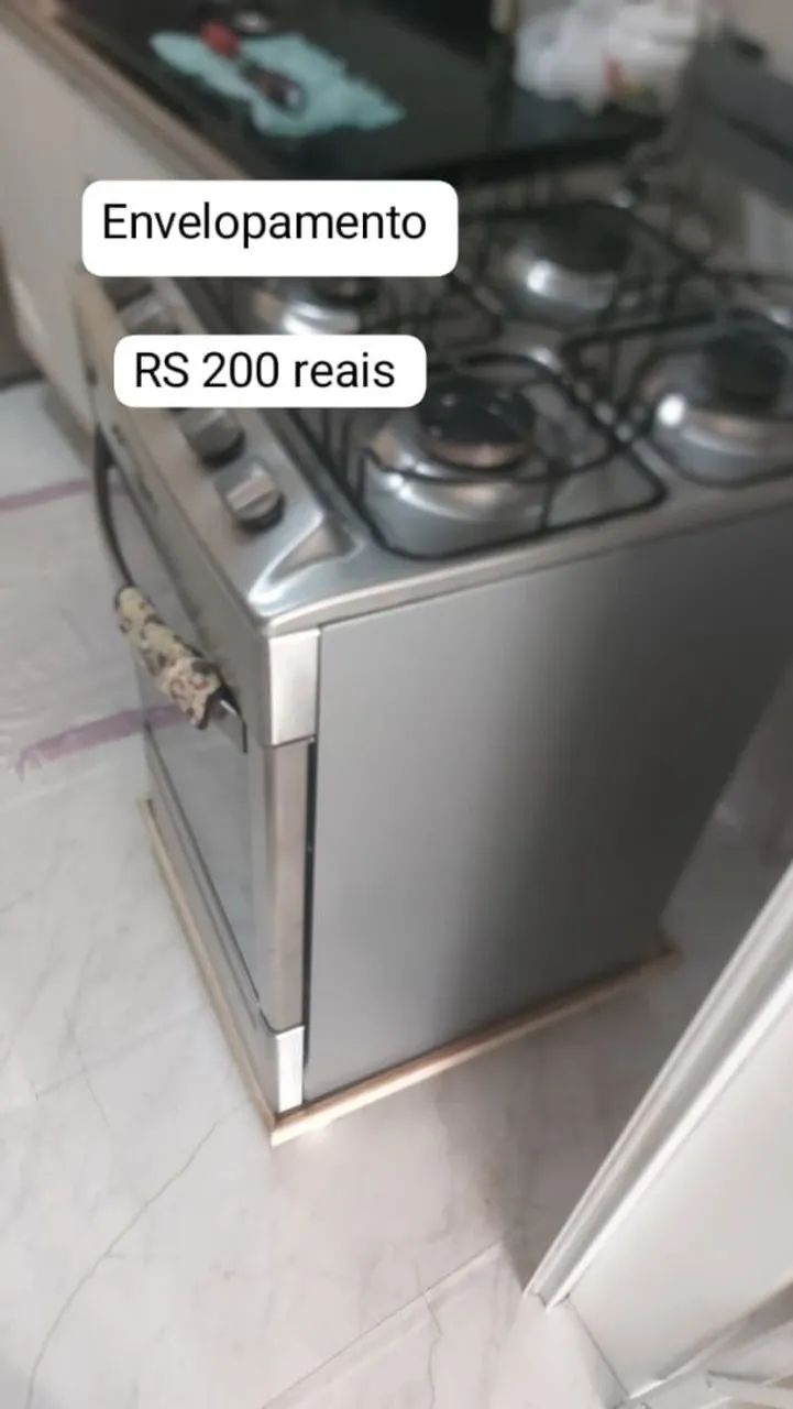 Envelopamento de fogão 