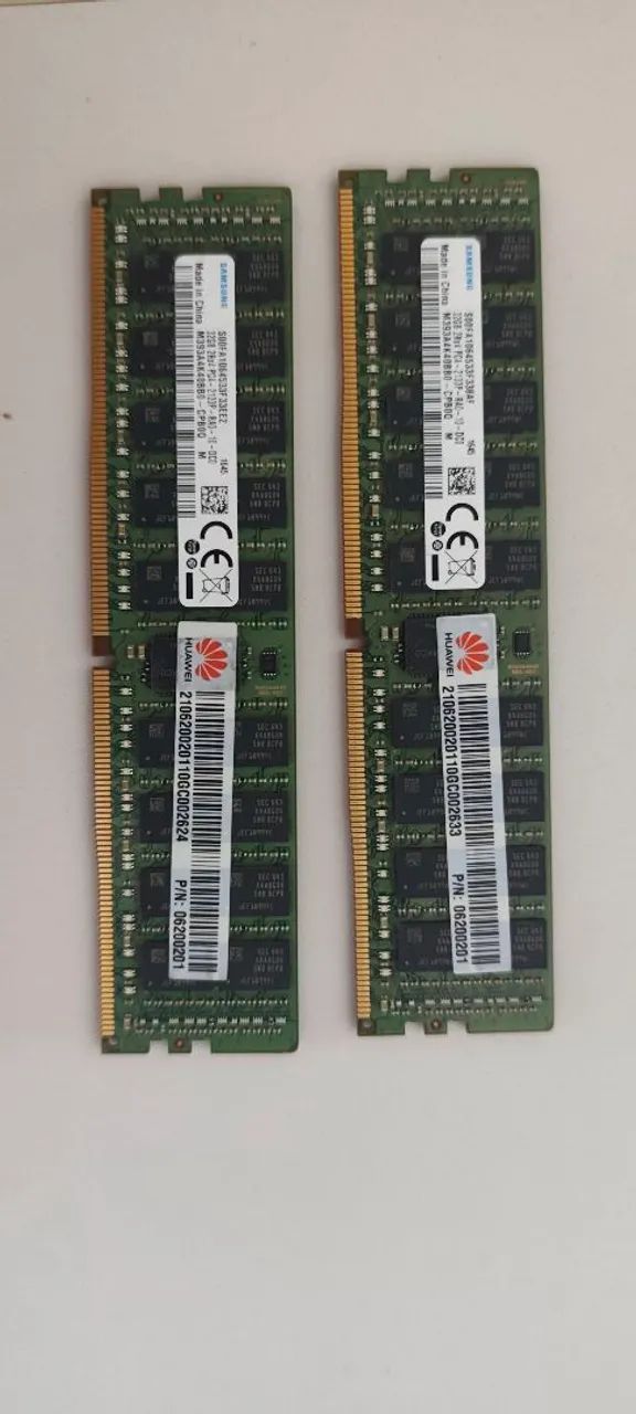 Memória ram ddr4 ecc 32gb Samsung 2133mhz - Memória RAM