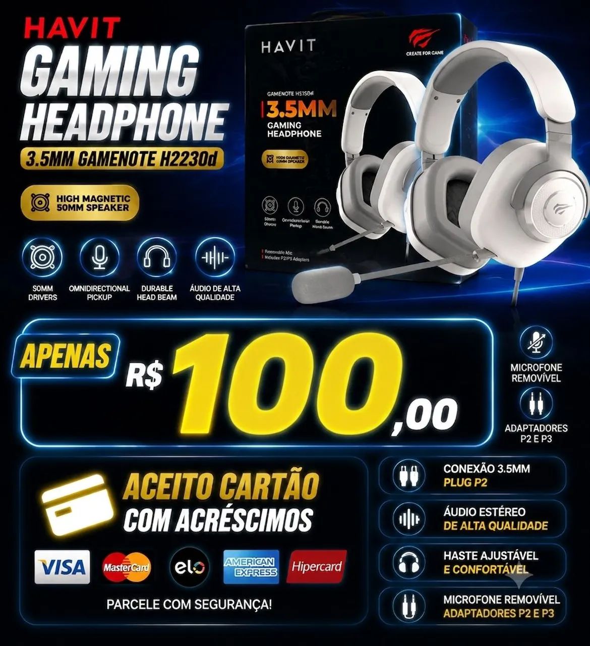 Headset Havit 2230D