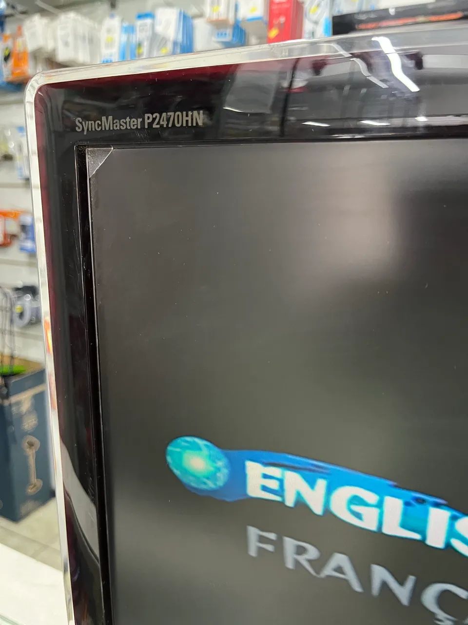 Tv lcd Samsung p2470hb com vídeo componente retro gamer - Foto 3
