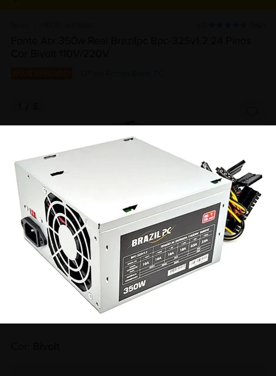 Fonte para computador