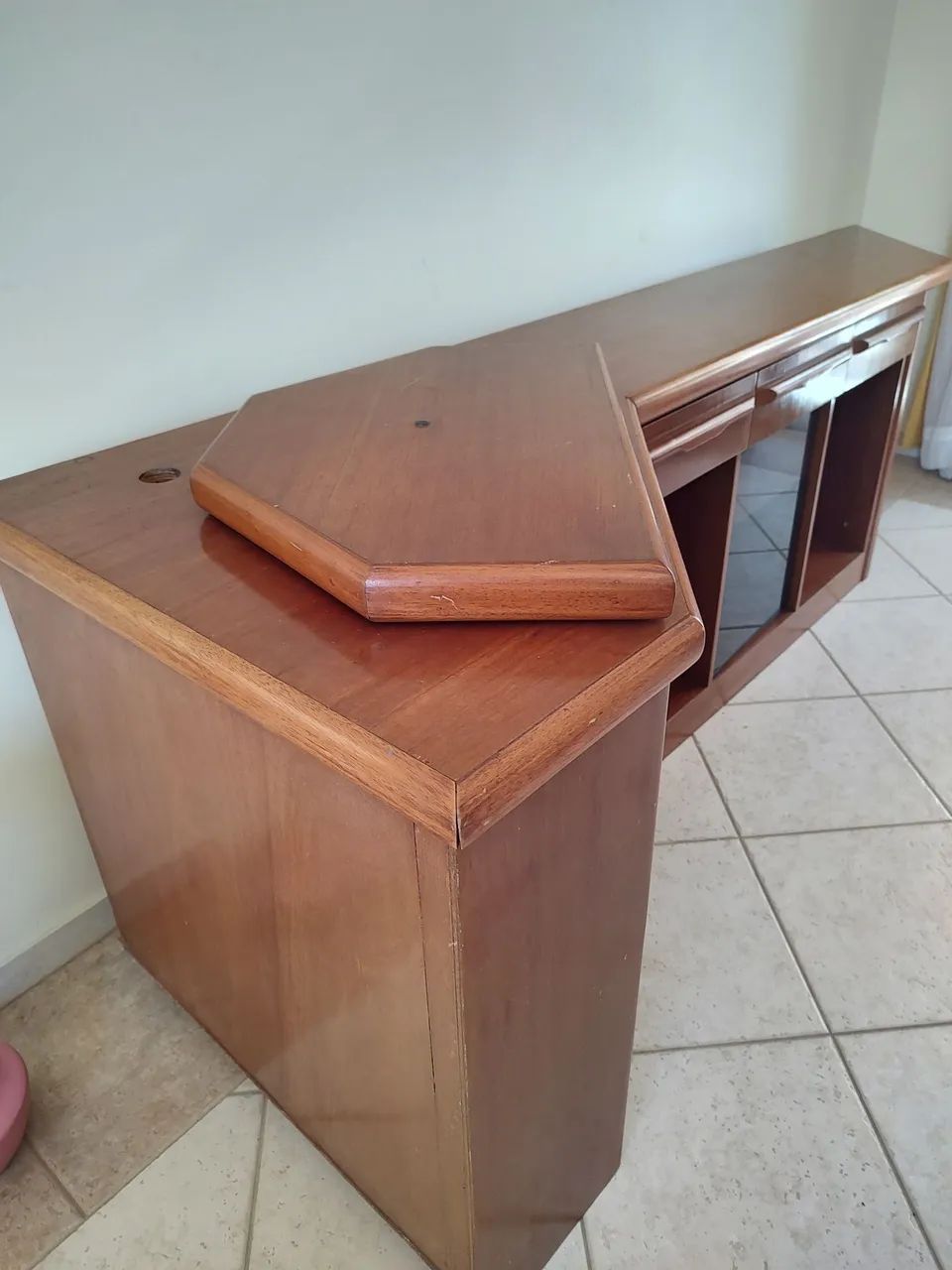 Rack de canto madeira maciça  - Foto 4