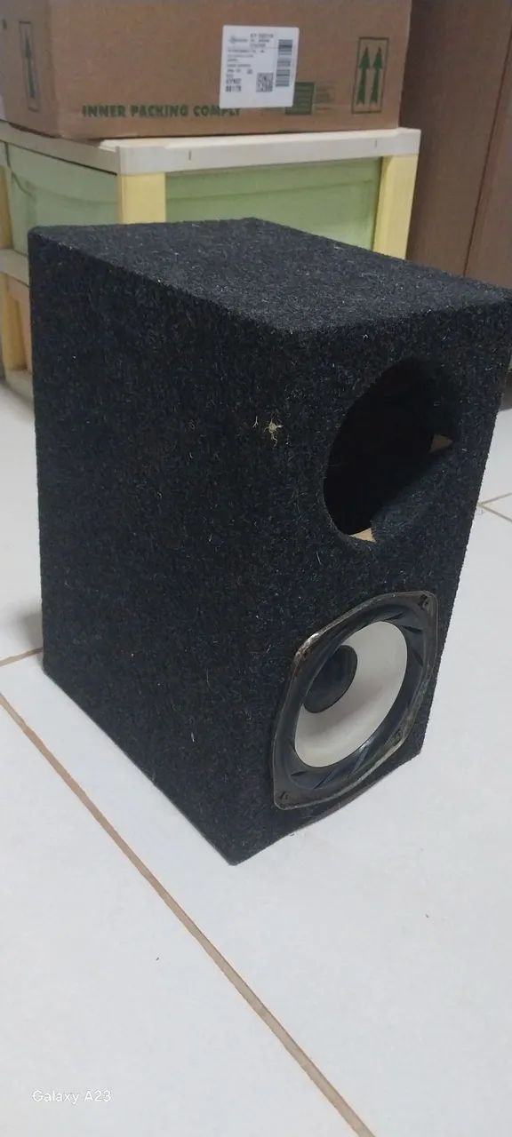 Caixa 2x6 com grave subwoofer. - Foto 3