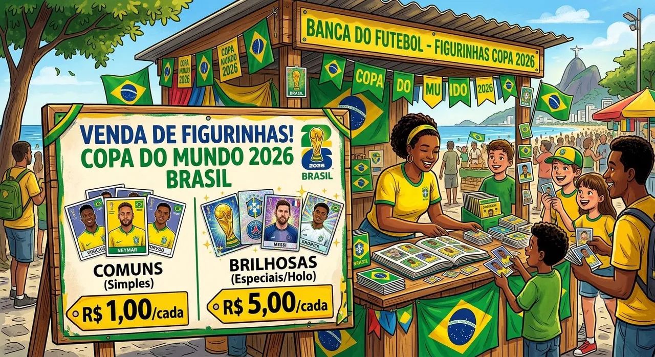 Vendo ou troco figurinhas da Copa do mundo 2026