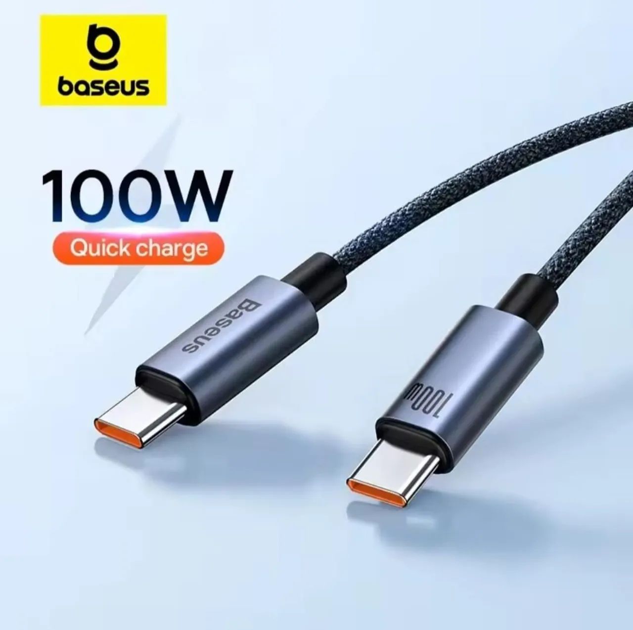 Cabo Baseus TIPO C 100w - Foto 2