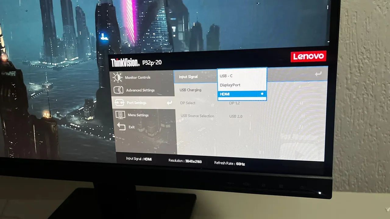 Monitor Lenovo 4K  32" THINK VISION  - Foto 4