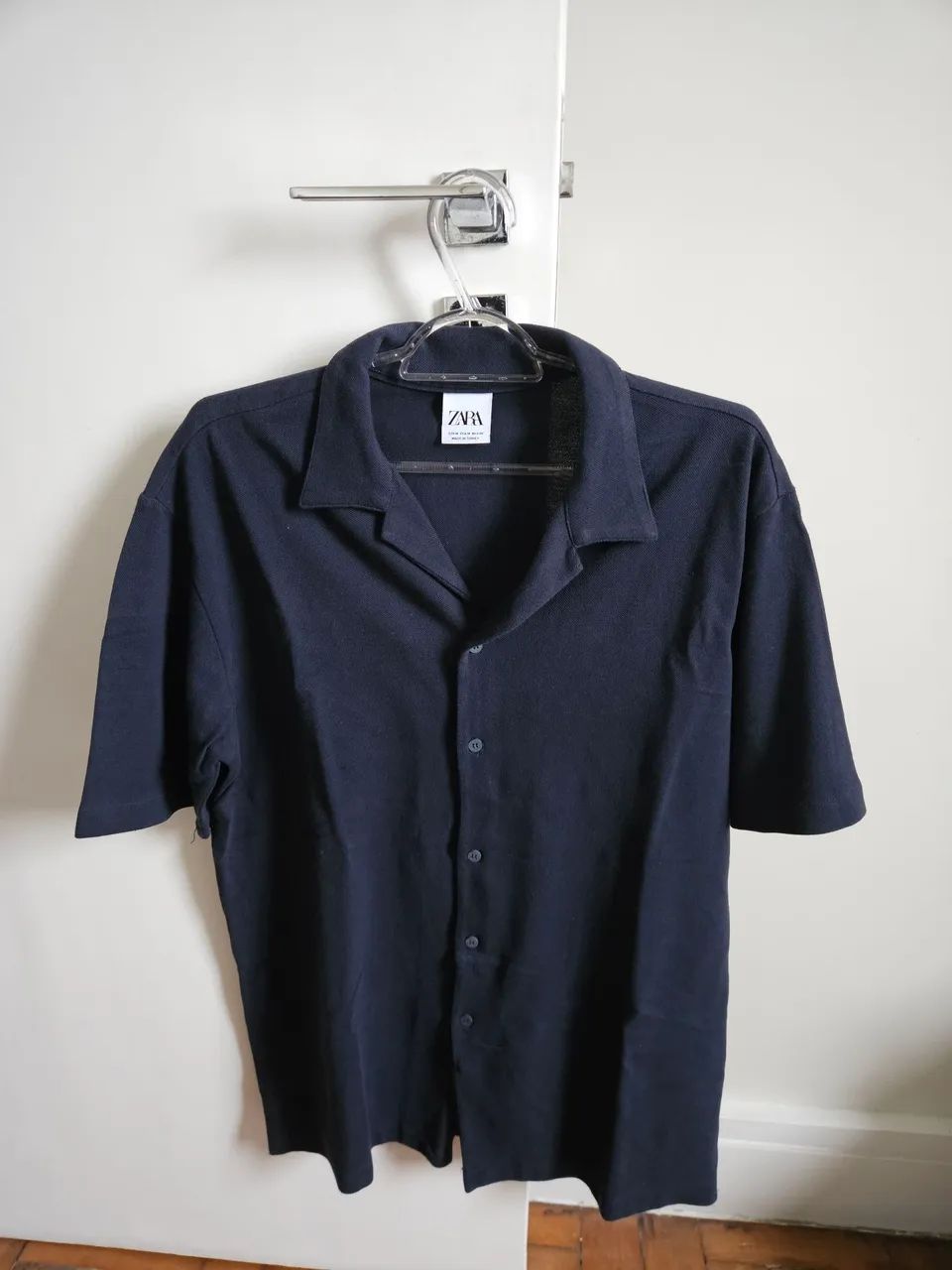 Camisa Zara masculina de Algodão (Nova)-tamanho M