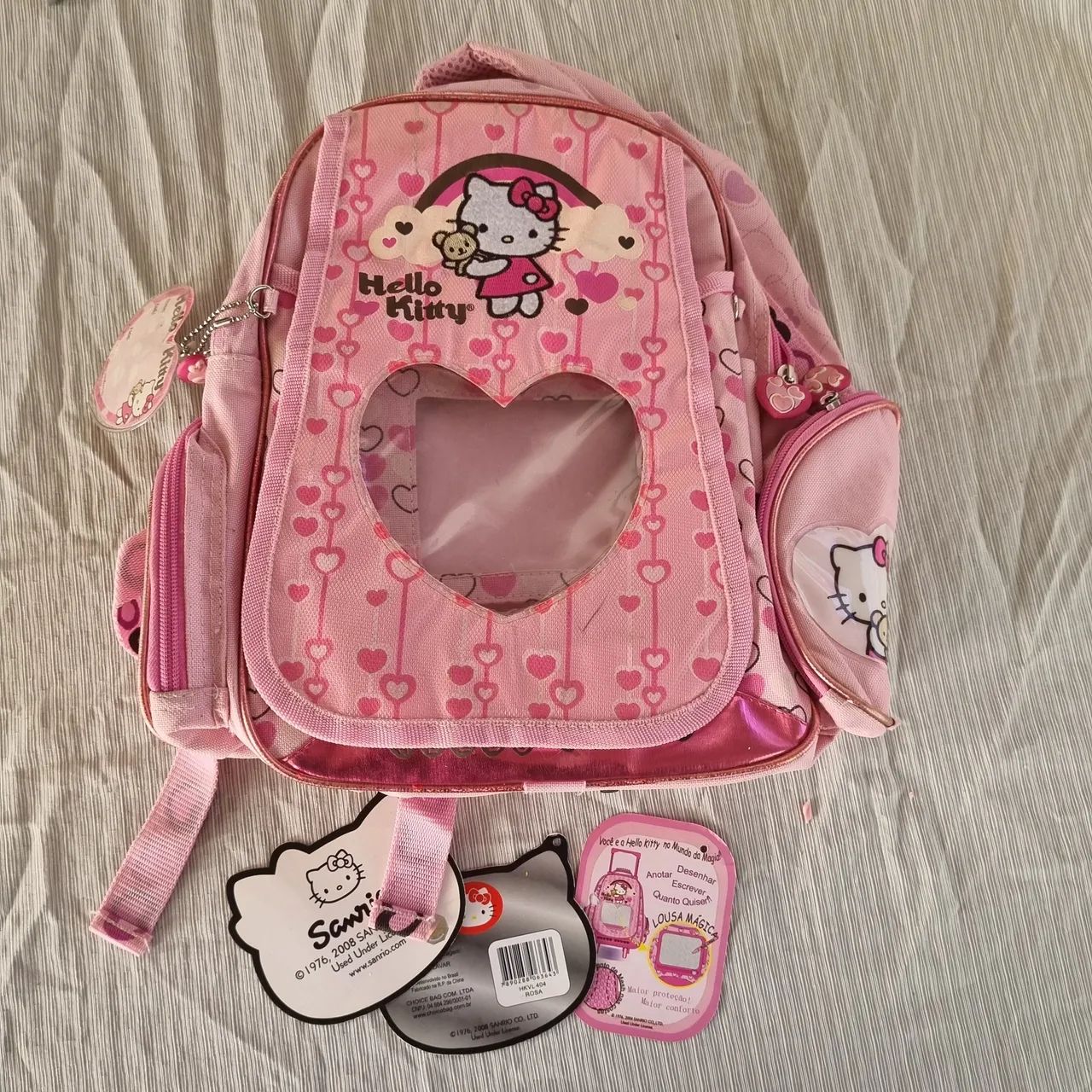Mochila Hello kitty Anos 2000 Antiga Nova