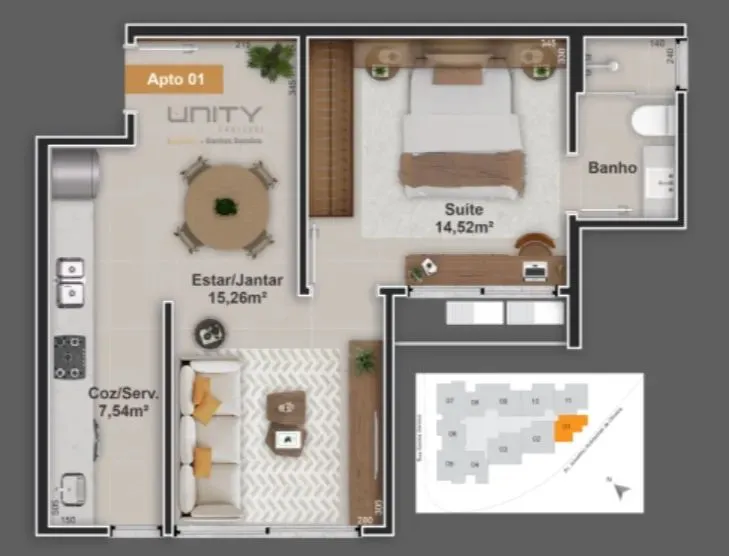 PLANTA 38m²
