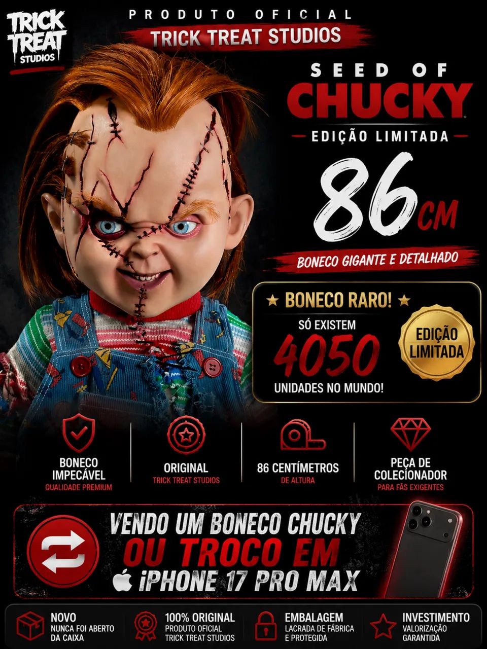 Boneco Chucky 