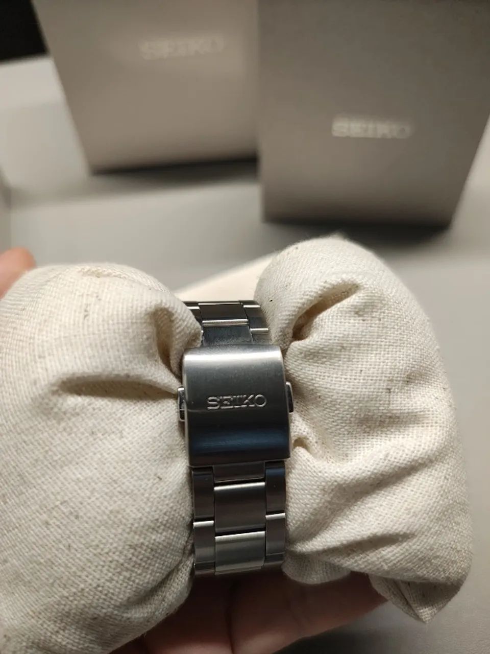 ? Seiko Presage Open Heart Automático Marfim SSA423 - Elegância e Sofisticação - Foto 6