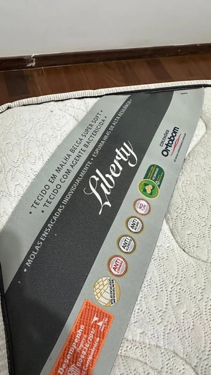 Cama Box Queen Size (Base e Parte Superior) - Linha Liberty - Foto 5