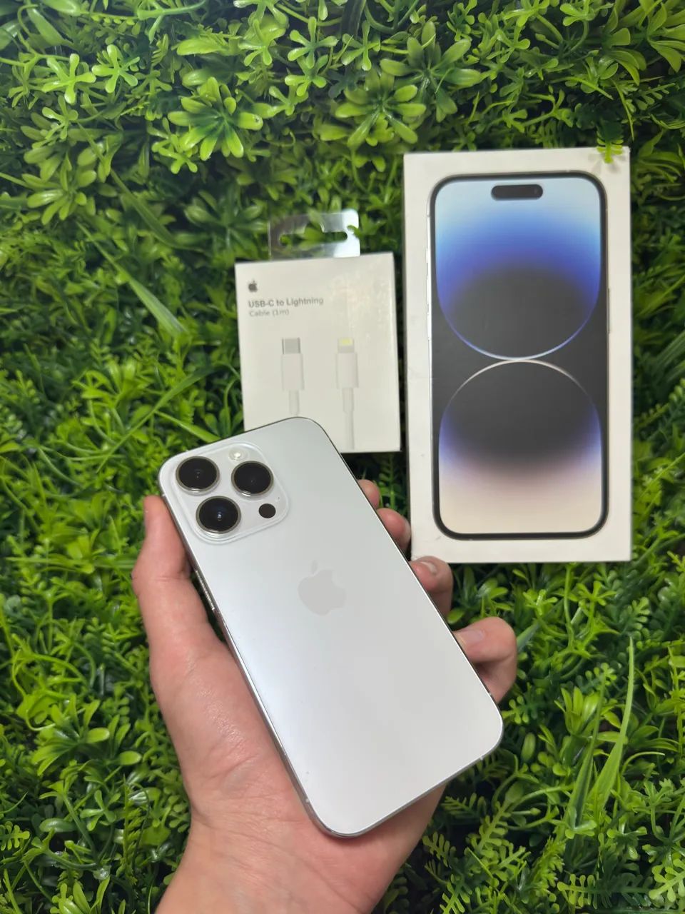 ※白ネコ:Apple iPhone 14 Pro シルバー iPhone 14 PRO Silver 128GB - Celulares e Smartphones - São Jorge