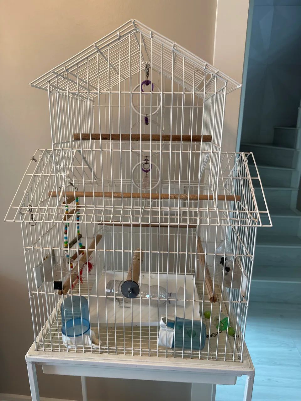 VIVEIRO PARA CALOPSITA PAPAGAIO COM PEDESTAL - Foto 2