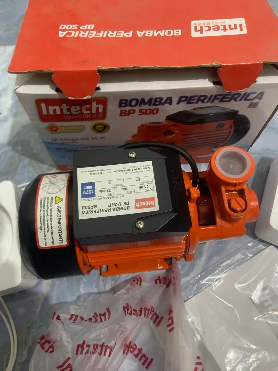 Bom d?Água nova na caixa 