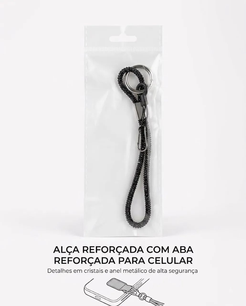 ALÇAS DE CELULAR COM ALBA REFORÇADA  - Foto 4