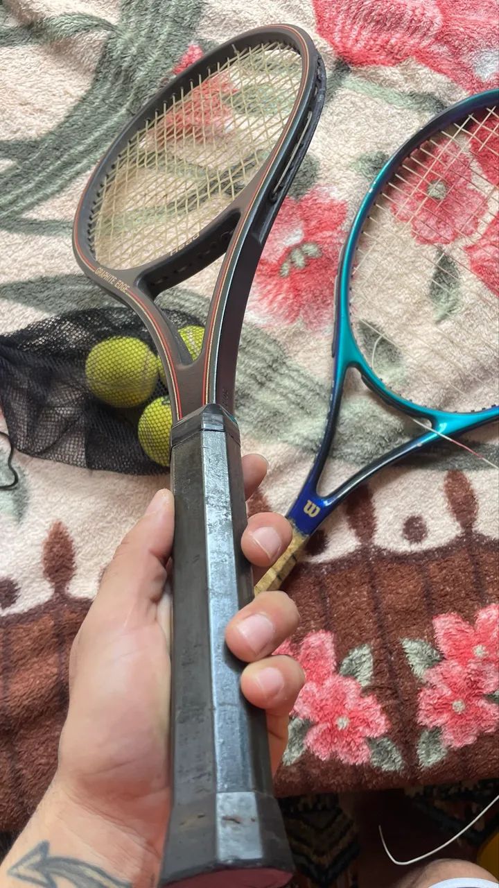 Raquete com 3 bolinhas  - Foto 3