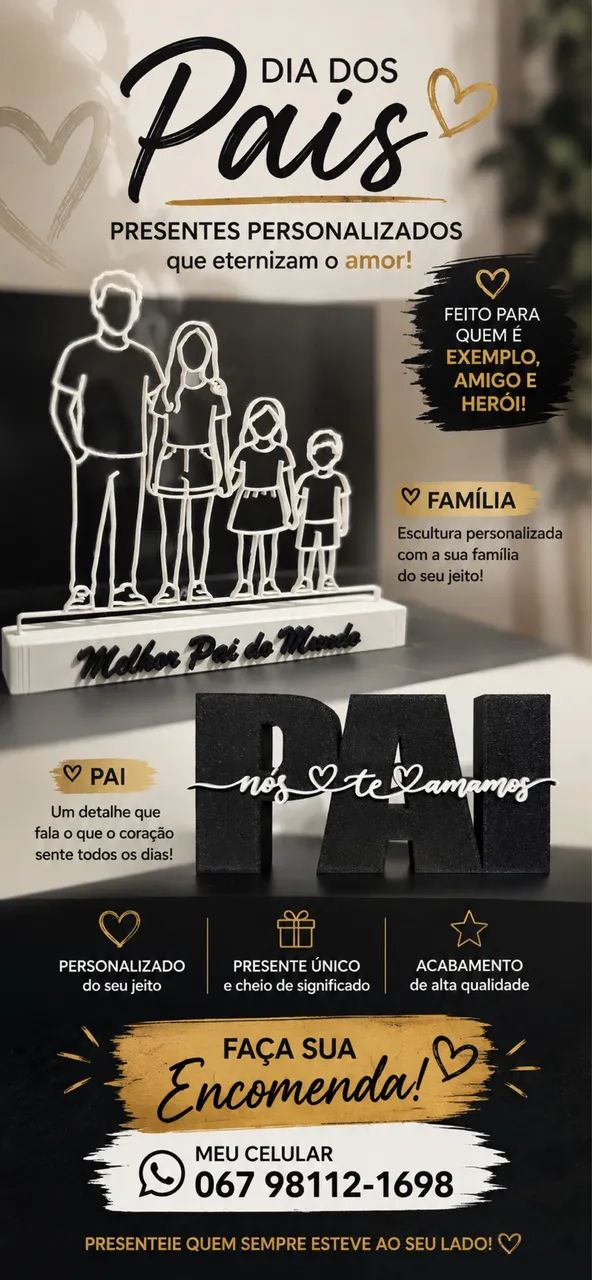 Presente dia dos pais 