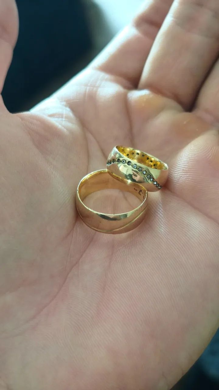 Alianças de ouro 18k  - Foto 5