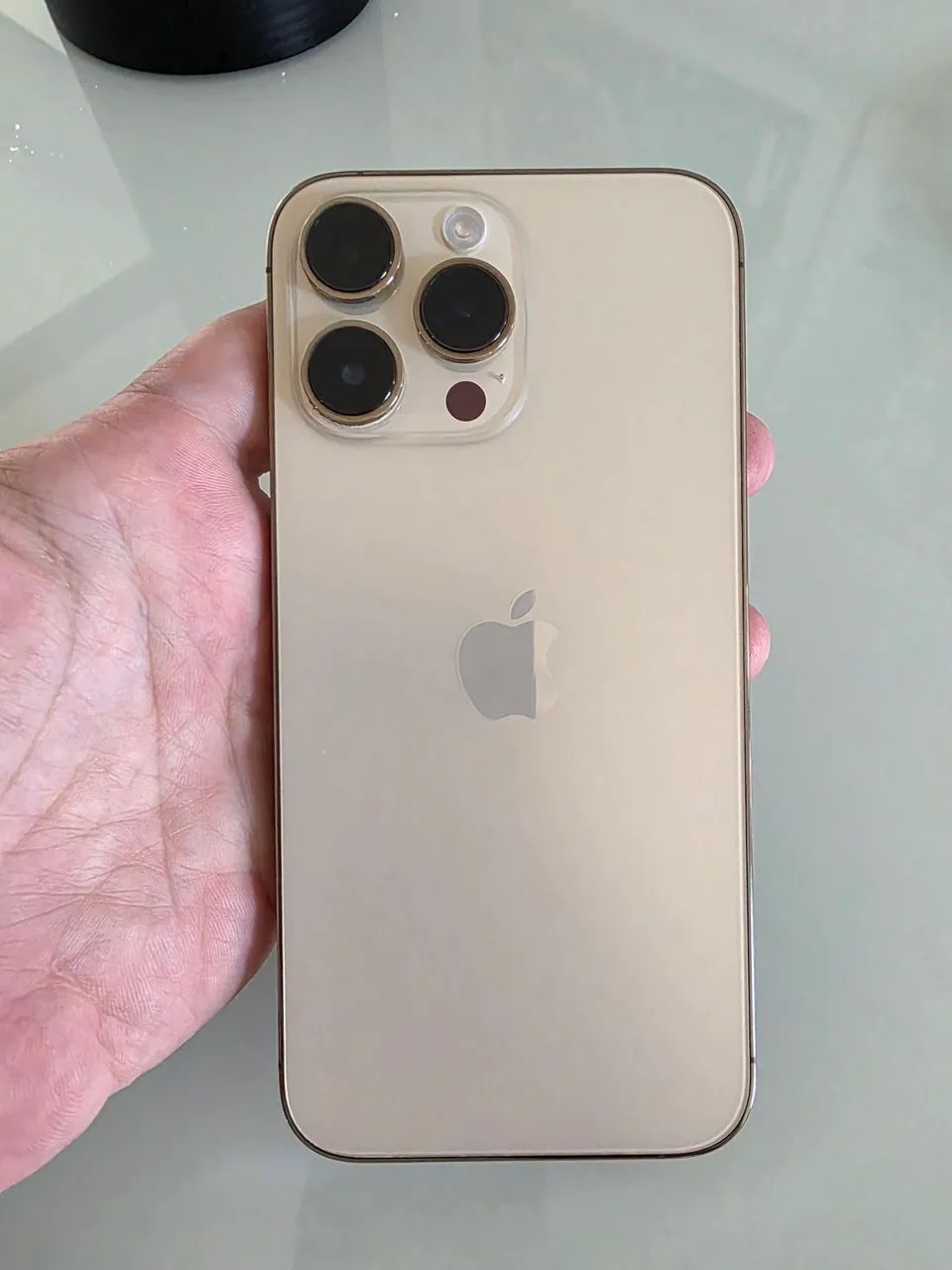IPhone 14 pro Max, 128 gb, gold. Impecável - Foto 3