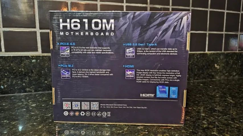 Placa Mãe Biostar H610MH D5 DDR5 NOVA - Foto 3
