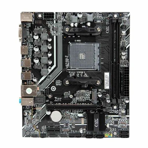 Placa mãe NTC B550M AMD AM4 mATX Preto - NOVO - Foto 3