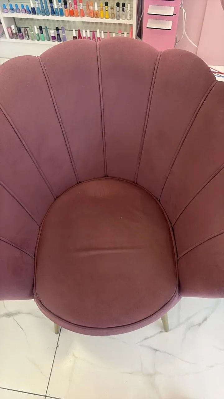 Poltrona Concha Rosa ? R$140 Cada - Foto 3
