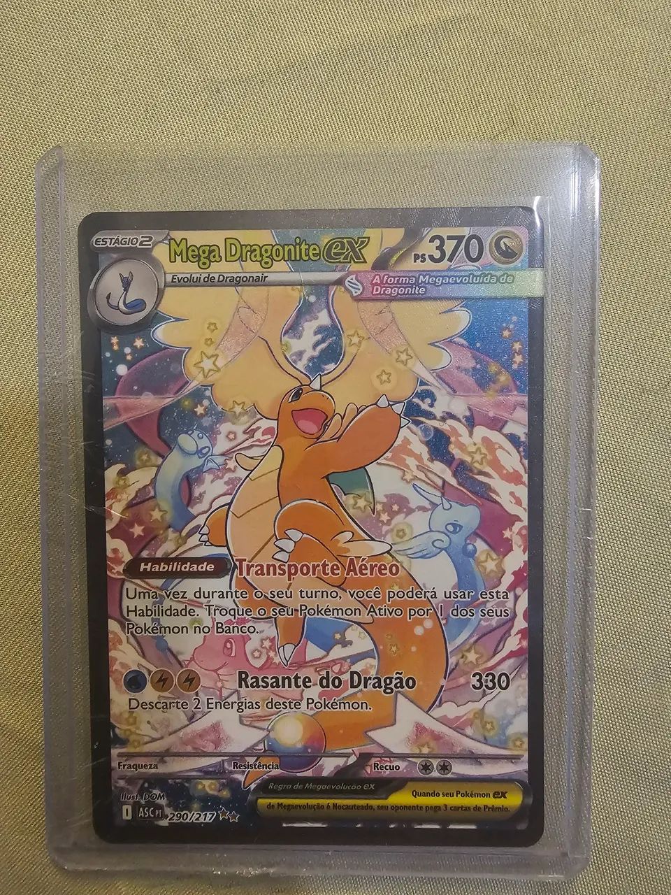 Mega Dragonite EX raríssima heróis excelsos 