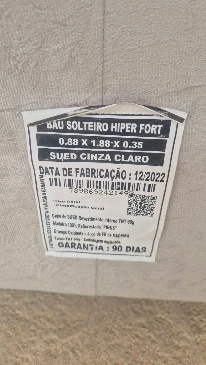 02 Camas box bau solteiro com 4 colchoes - Foto 4