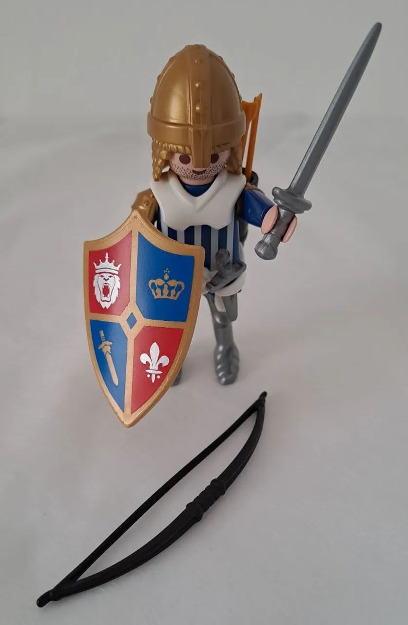* MT Playmobil 5166 Medieval Falcão + Rei Leão - Foto 2