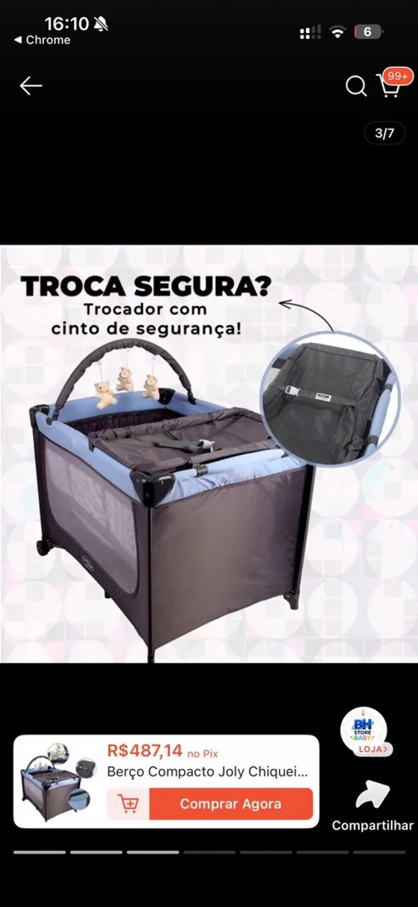 Berço portátil 