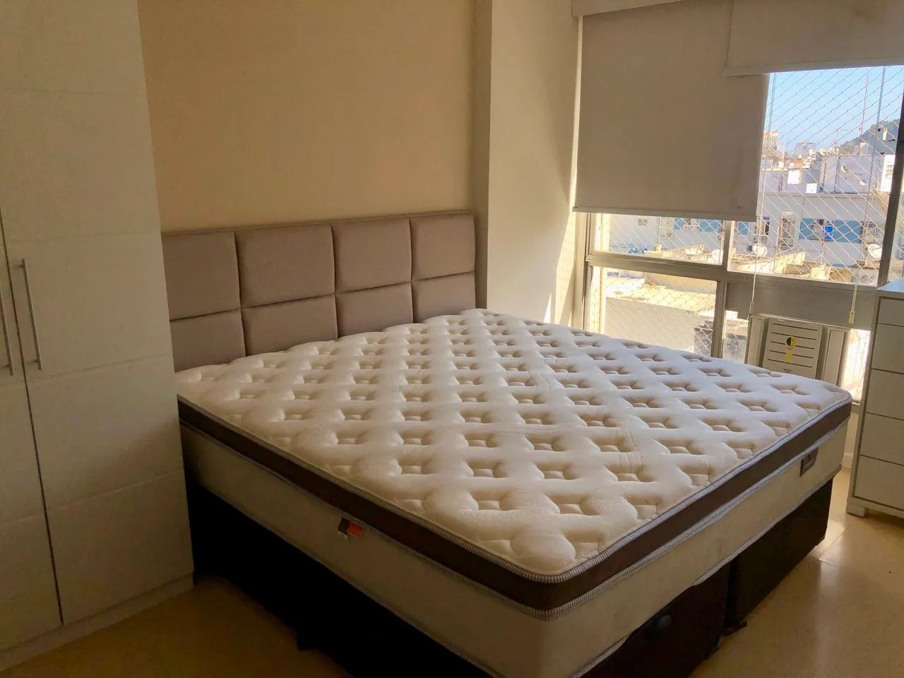 Cama King Euro colchões com Box duplo e Cabeceira - Foto 5