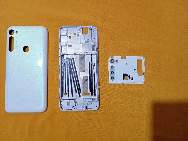 ARO / CHASSI + TAMPAS PARA CELULAR MOTOROLA ONE FUSION PLUS BRANCO - Foto 2