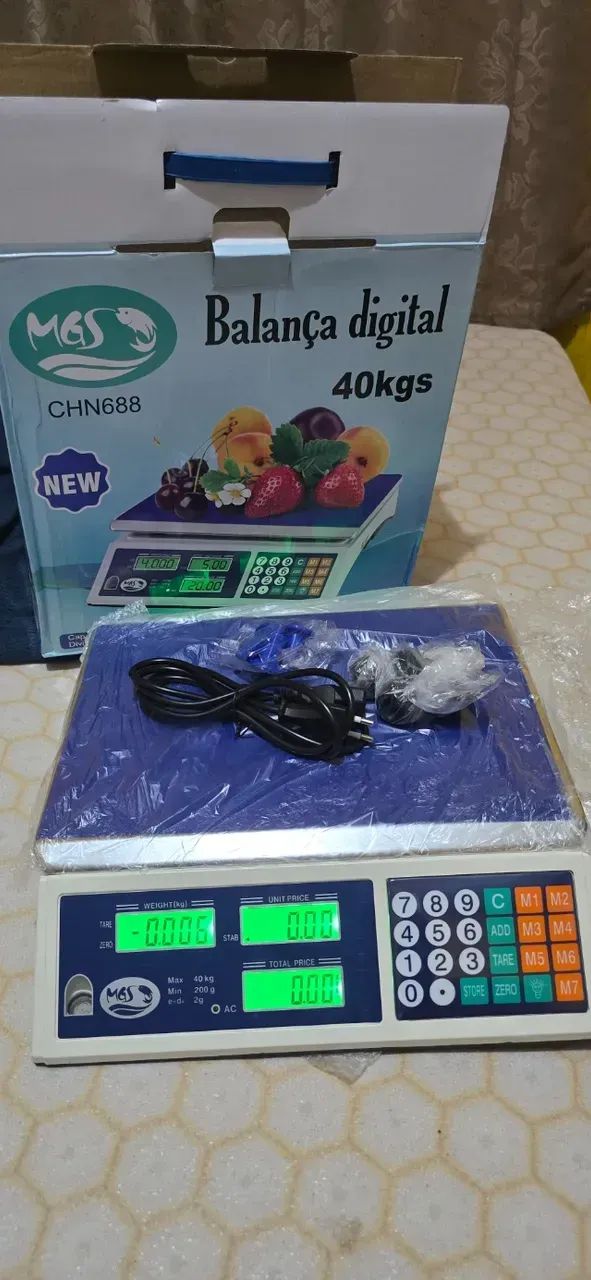 Balança Eletrônica Excelente 40kg