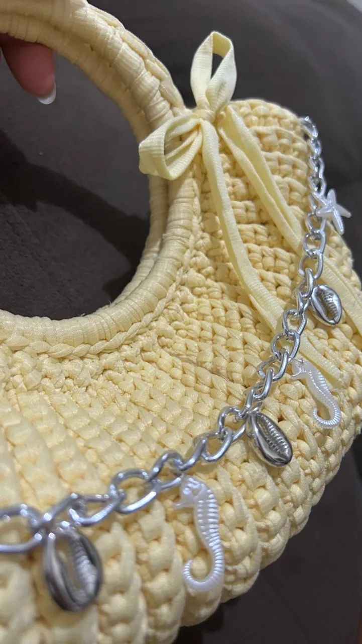 Bolsa de crochê  - Foto 5